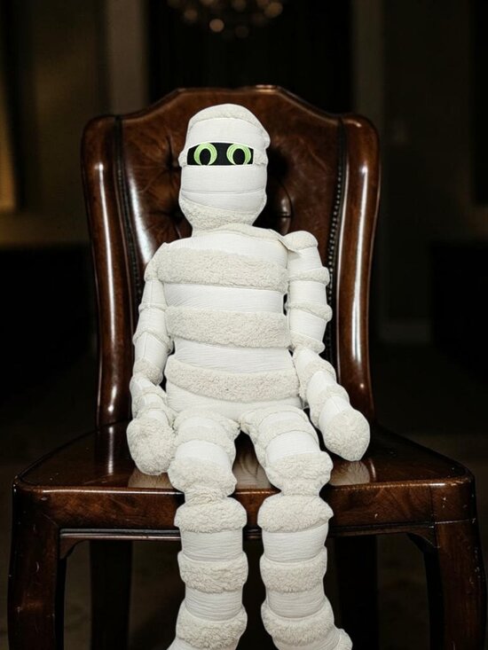 Isaac Mizrahi Other - Isaac Mizrahi Oversized Stuffed Plush Mummy 5ft Pillow Glow In The Dark New